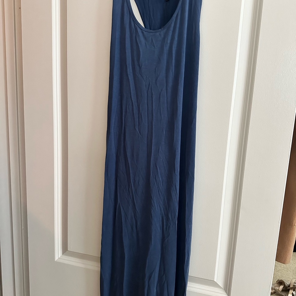 BCBGMaxAzria Navy Sheer Dress
